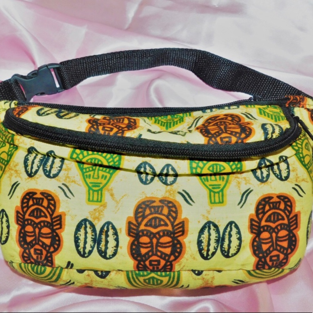 African Wax Print Fanny Pack